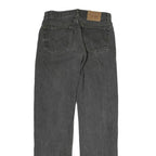 LEVI'S 501 Mens Jeans Black Regular Straight Denim Medium W32 L30 Classic Button