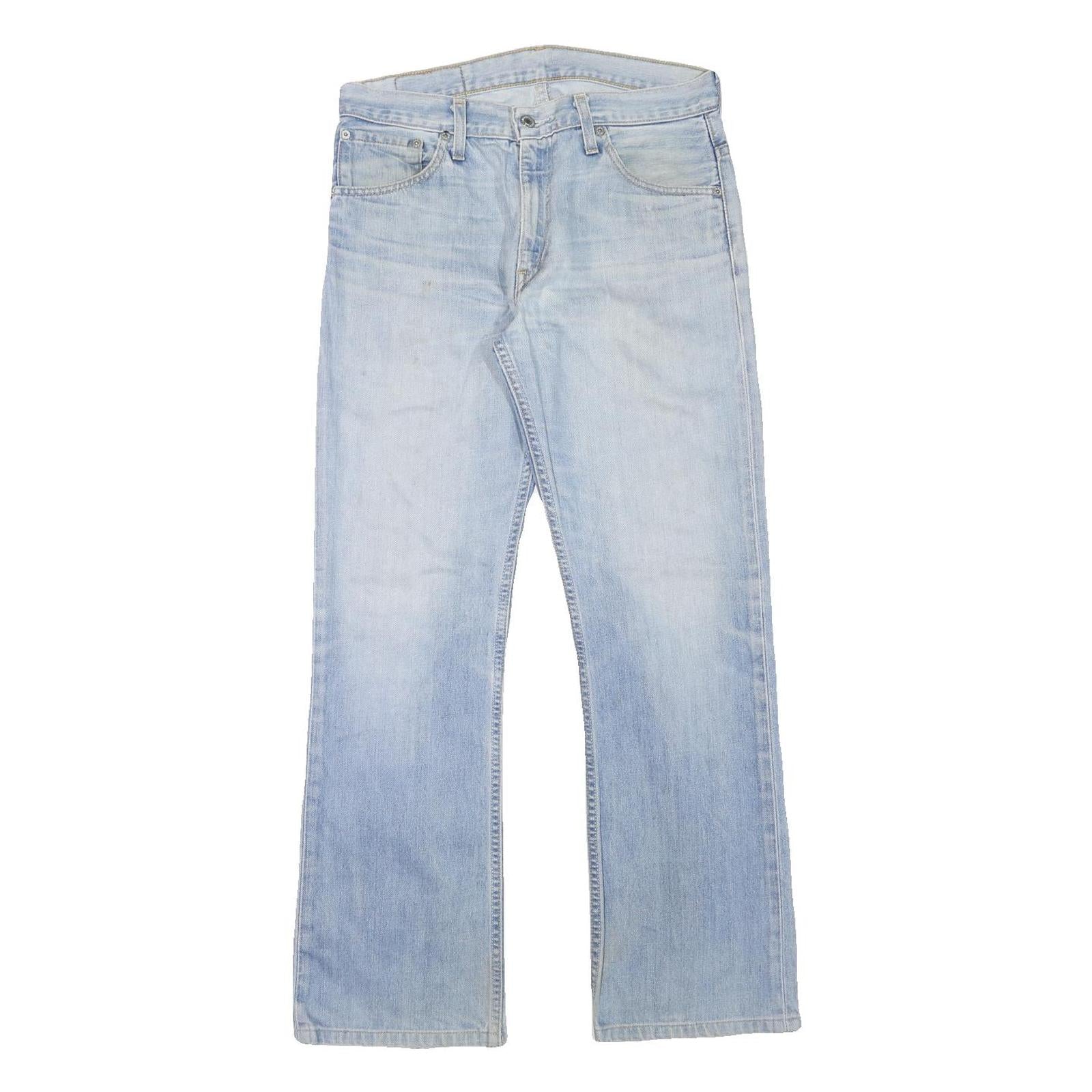 LEVI'S Mens Regular Fit Blue Denim Jeans W31 L29 Classic Cotton Zip Pockets