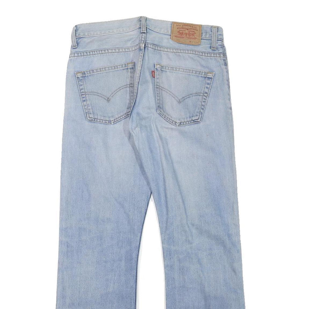 LEVI'S Mens Regular Fit Blue Denim Jeans W31 L29 Classic Cotton Zip Pockets