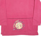 BLUE-SEVEN Womens Pink Sweatshirt S Graphic Print Crew Neck Long Sleeve Casual