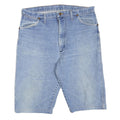 WRANGLER Mens Denim Blue Shorts XL W36 Classic Fit Cotton Blend