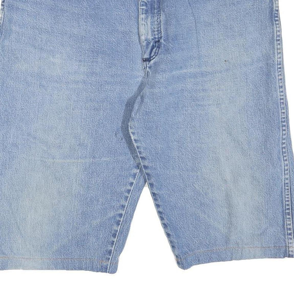 WRANGLER Mens Denim Blue Shorts XL W36 Classic Fit Cotton Blend