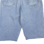 WRANGLER Mens Denim Blue Shorts XL W36 Classic Fit Cotton Blend