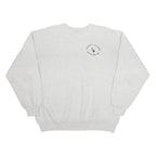HANES Mens Grey Sweatshirt XL Crew Neck Cotton Blend Pullover Precision Plumbing