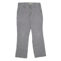 CARHARTT Mens Cotton Blend Grey Relaxed Fit Straight Trousers W32 L30 Workwear