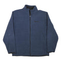 TIMBERLAND Mens Blue Jacket M Polyester Blend Plain Zip Casual Outerwear