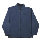 TIMBERLAND Mens Blue Jacket M Polyester Blend Plain Zip Casual Outerwear