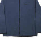 TIMBERLAND Mens Blue Jacket M Polyester Blend Plain Zip Casual Outerwear