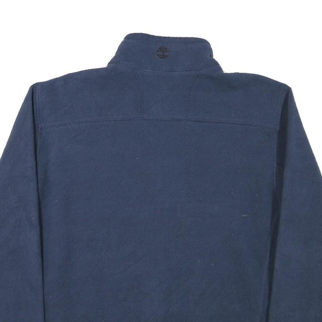 TIMBERLAND Mens Blue Jacket M Polyester Blend Plain Zip Casual Outerwear