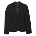 ZARA BASIC Womens Black Jacket XS Polyester Blend Button Closure Classic Fit