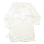 PODCAST Womens Blouse Beige V-Neck M