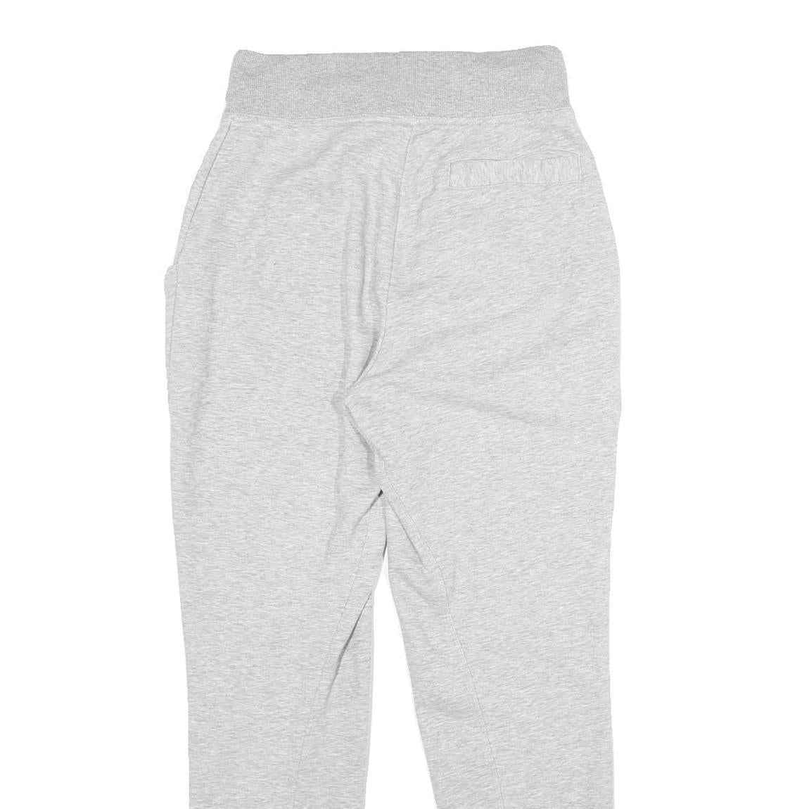 ADIDAS Womens Joggers Grey Slim Tapered UK 8 W26 L28 Logo Print Casual Wear