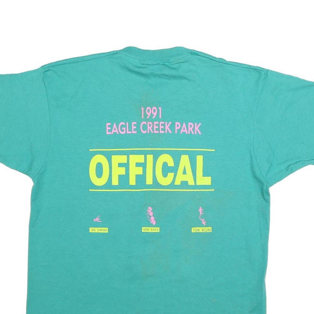 SCREEN STARS BEST Mens Blue Graphic T-Shirt L Short Sleeve Crew Neck Bud Light