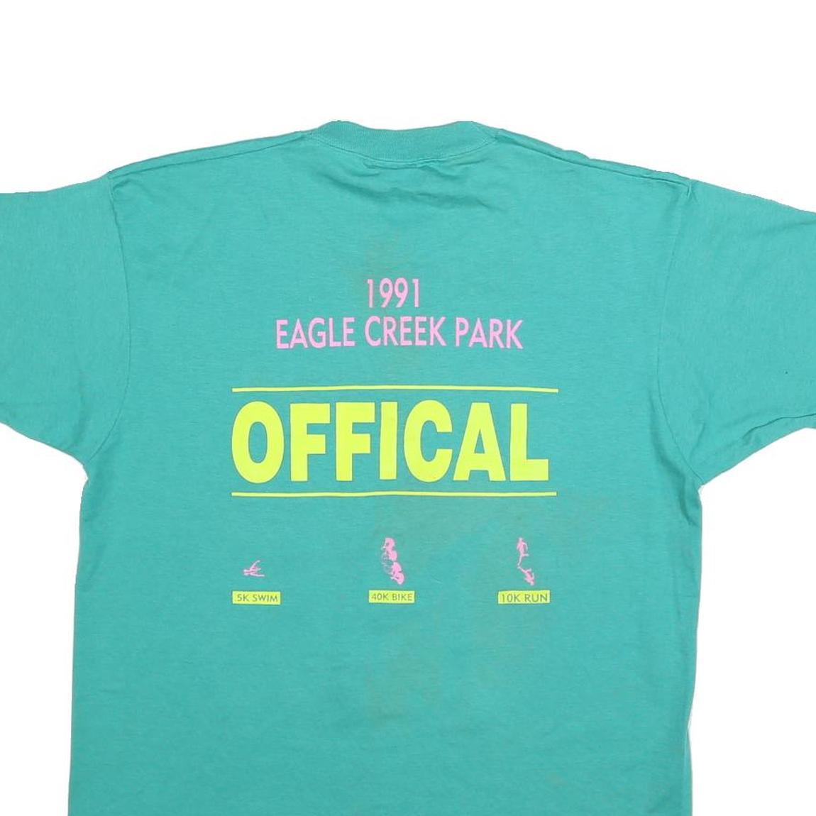 SCREEN STARS BEST Mens Blue Graphic T-Shirt L Short Sleeve Crew Neck Bud Light