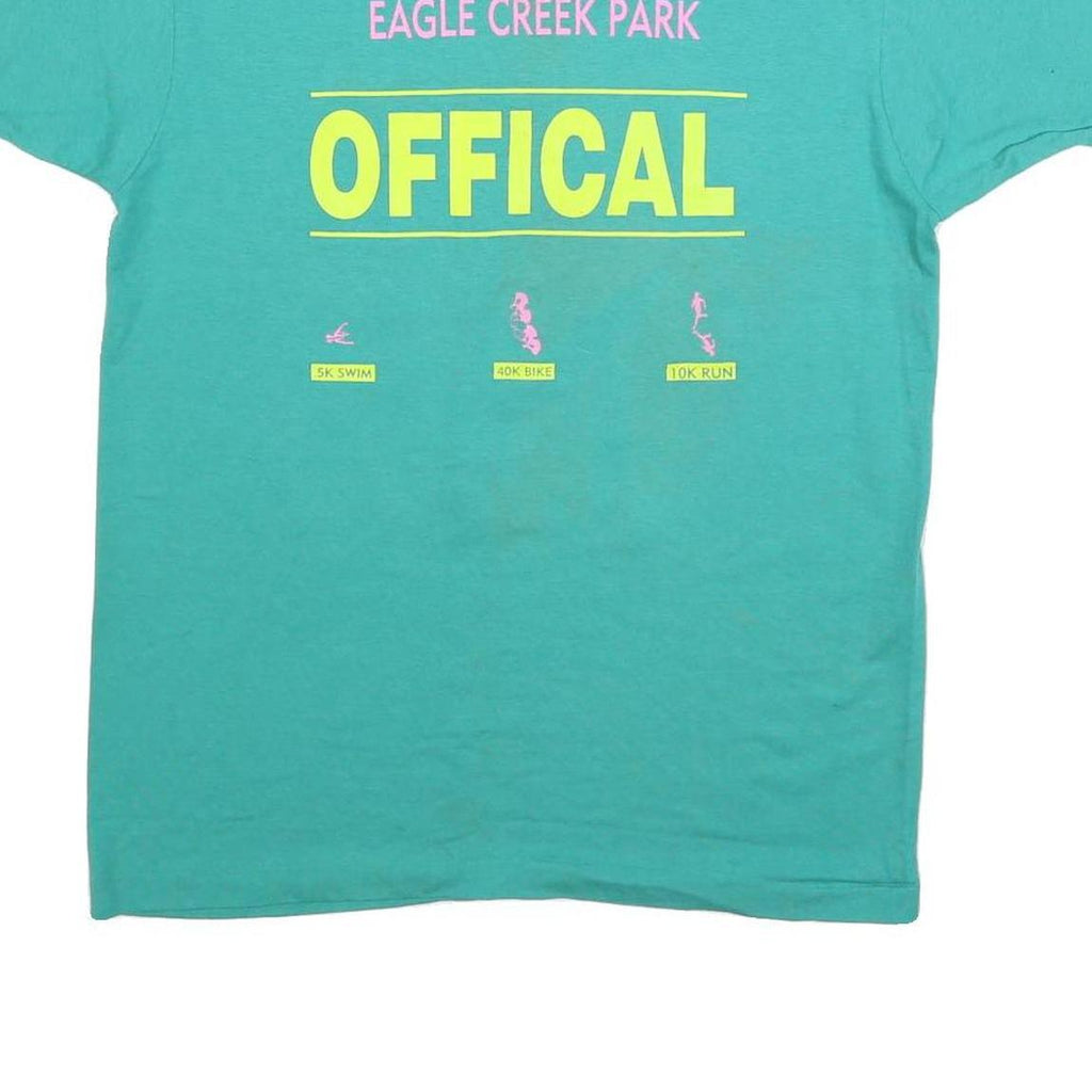 SCREEN STARS BEST Mens Blue Graphic T-Shirt L Short Sleeve Crew Neck Bud Light