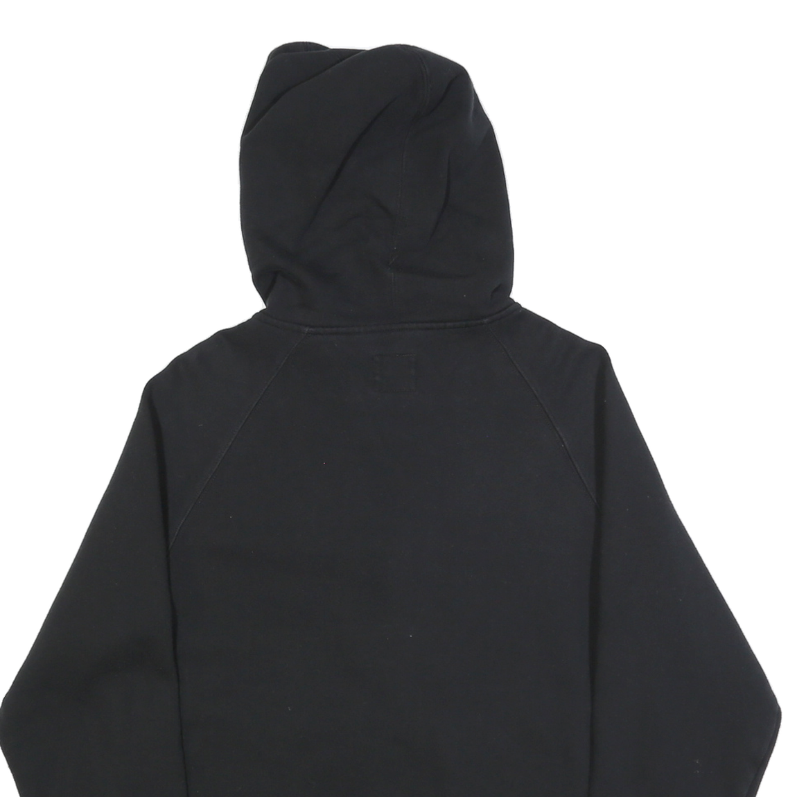 CHAMPION Mens Black Hoodie S Zip Up Cotton Blend Sweatshirt Casual