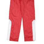 CHAMPION Womens Joggers Red & White Slim Straight XS W28 L32 Nylon Track Pants
