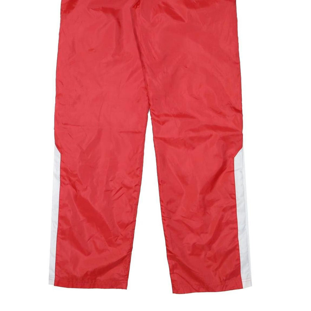CHAMPION Womens Joggers Red & White Slim Straight XS W28 L32 Nylon Track Pants