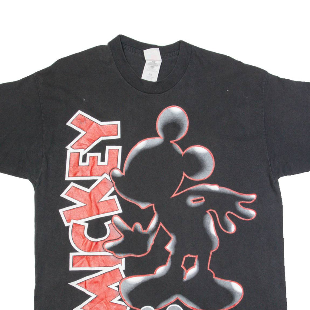 DISNEY Mickey Unlimited Mens T-Shirt Black USA XL