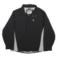 TIMBERLAND Mens Black & Grey Nylon Zip Jacket L Lightweight Outdoor Casual