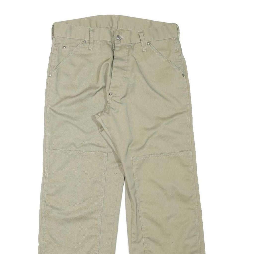 G-STAR Mens Cotton Blend Beige Relaxed Straight Trousers W31 L29 Durable