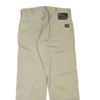 G-STAR Mens Cotton Blend Beige Relaxed Straight Trousers W31 L29 Durable
