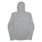 NIKE Womens Grey Marl Hoodie M Lightweight Athletic Pullover