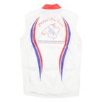 IBEROSTAR Cycling Mens Jersey White Sleeveless 1/4 Zip XS