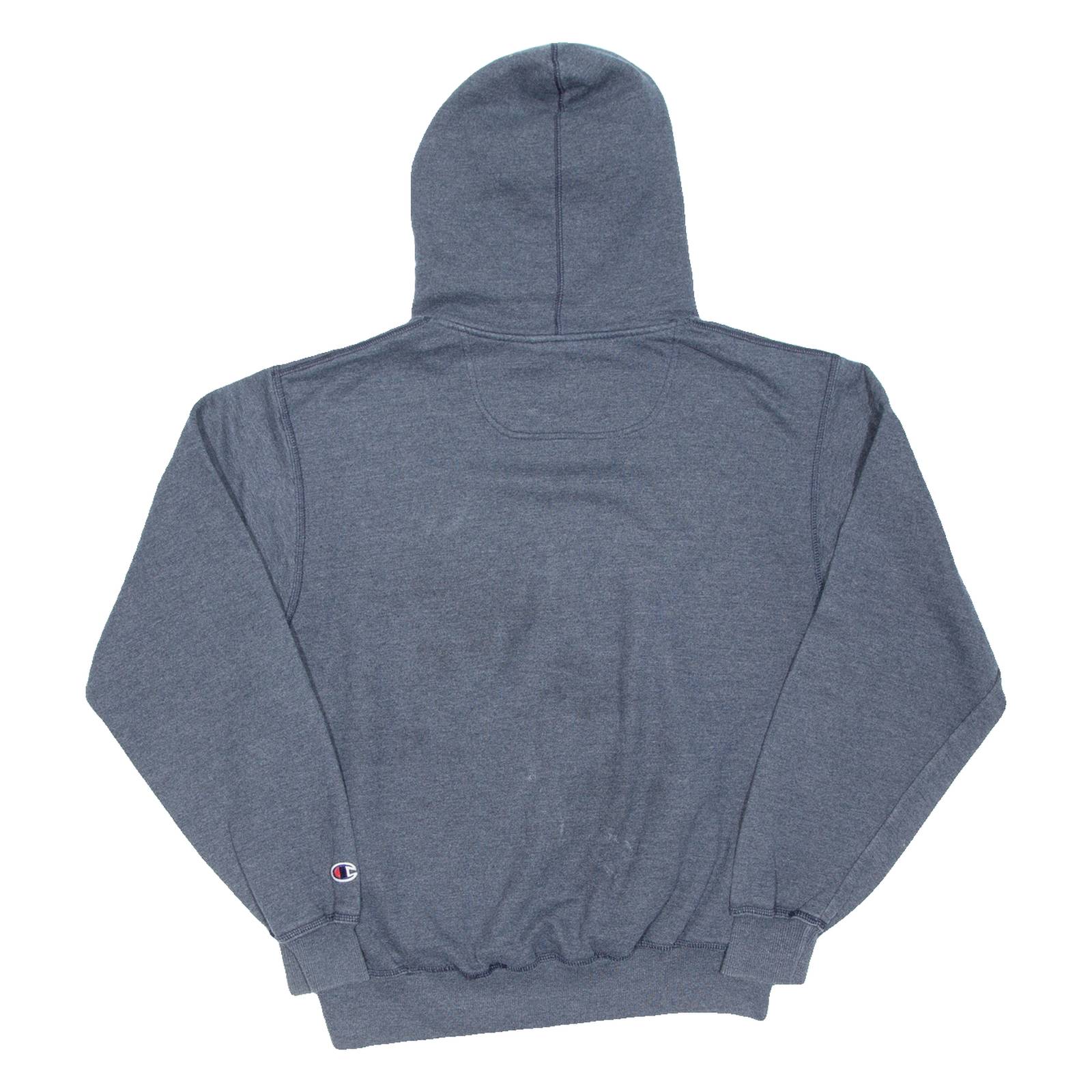CHAMPION Womens Blue Hoodie M