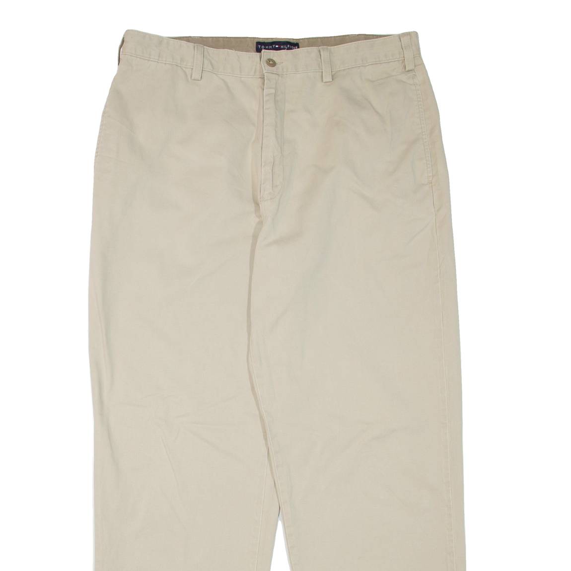 TOMMY HILFIGER Mens Trousers Beige Regular Tapered W36 L32