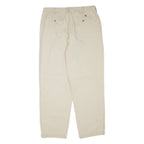 TOMMY HILFIGER Mens Trousers Beige Regular Tapered W36 L32