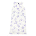 WOOLRICH Womens White & Lilac Floral Sleeveless Day Dress Cotton Blend M