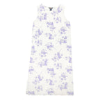 WOOLRICH Womens White & Lilac Floral Sleeveless Day Dress Cotton Blend M
