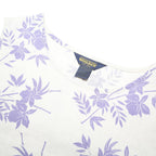 WOOLRICH Womens White & Lilac Floral Sleeveless Day Dress Cotton Blend M