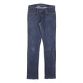 LEVI'S 523 Womens Jeans Blue Slim Straight Denim Medium W26 L30 Zip Cotton Blend