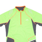 PRO TOUCH Cycling Mens Jersey Yellow 1/2 Zip L