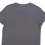 LEVI'S Womens Grey Graphic T-Shirt S Short Sleeve Crew Neck Cotton Blend