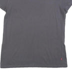 LEVI'S Womens Grey Graphic T-Shirt S Short Sleeve Crew Neck Cotton Blend
