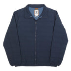 TIMBERLAND Mens Navy Blue Puffer Jacket 2XL Polyester Blend Zip Casual Outdoor