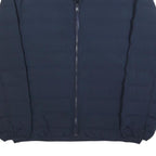 TIMBERLAND Mens Navy Blue Puffer Jacket 2XL Polyester Blend Zip Casual Outdoor