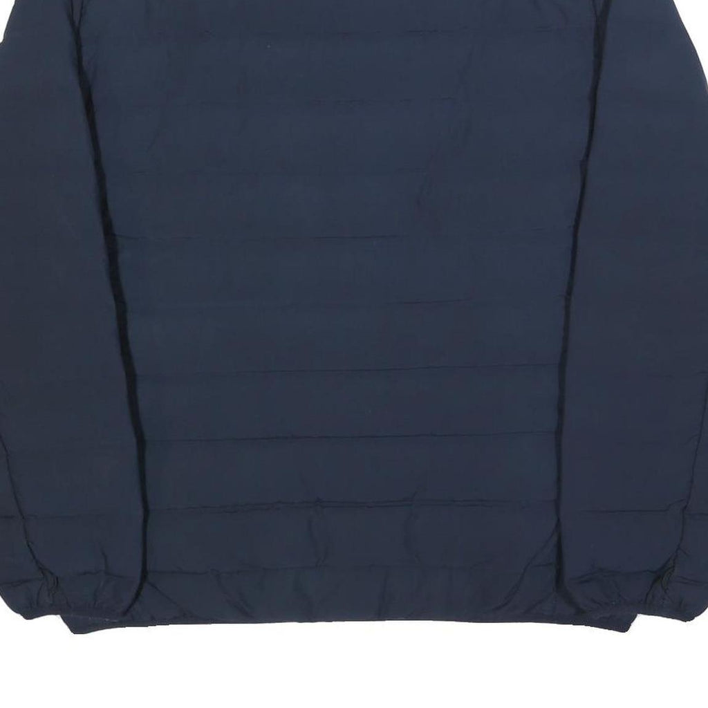 TIMBERLAND Mens Navy Blue Puffer Jacket 2XL Polyester Blend Zip Casual Outdoor