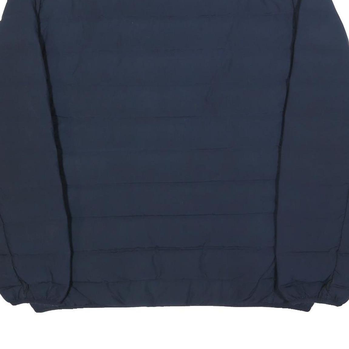 TIMBERLAND Mens Navy Blue Puffer Jacket 2XL Polyester Blend Zip Casual Outdoor