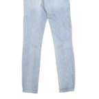 TRUE RELIGION Womens Slim Light Blue Denim Jeans W22 L29 Zip Cotton Blend
