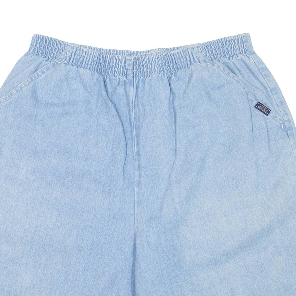 CHIC Womens Denim Shorts Blue Loose M W29
