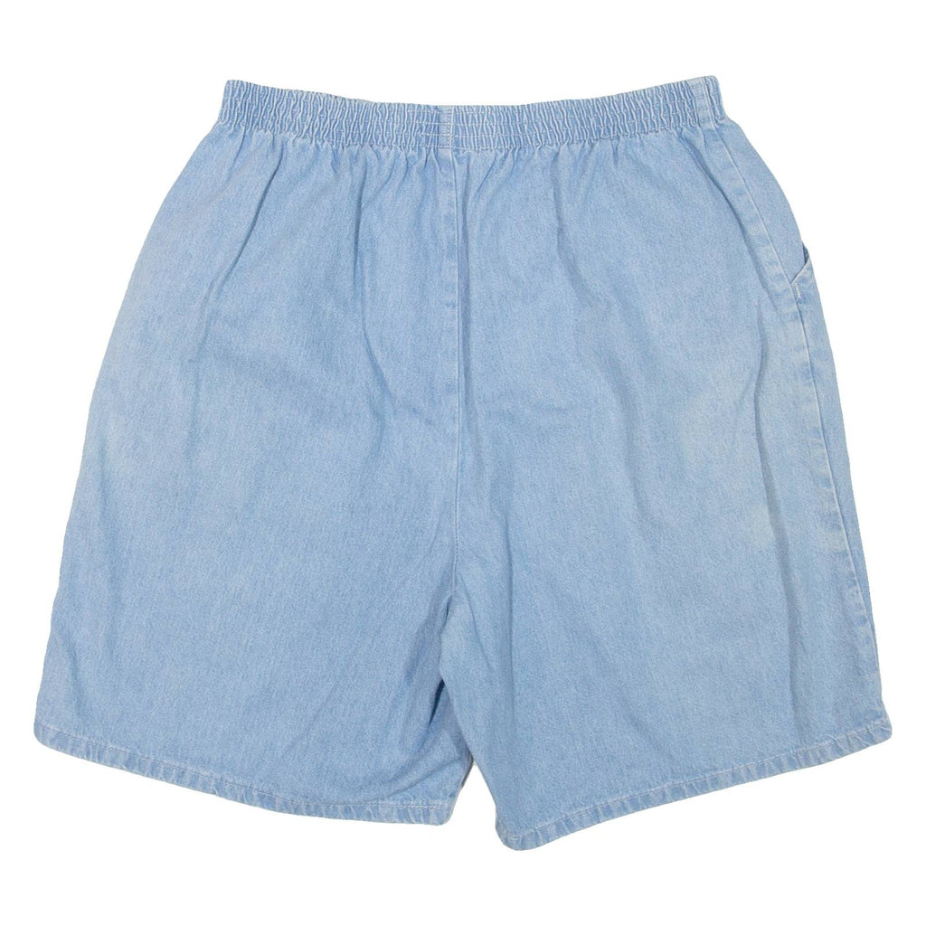 CHIC Womens Denim Shorts Blue Loose M W29