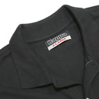 KAPPA Mens Black Short Sleeve Plain XL Cotton Logo Polo Shirt
