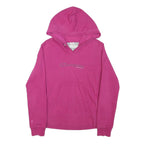 CHAMPION Girls Pink Hoodie M Cotton Blend Casual Pullover Sweatshirt