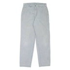 LEVI'S Pleated Mens Jeans Grey Regular Tapered W30 L31