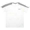 ADIDAS Mens White & Black Graphic T-Shirt L Short Sleeve Crew Neck Sports
