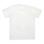 ADIDAS Mens White & Black Graphic T-Shirt L Short Sleeve Crew Neck Sports